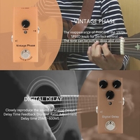 Pédale d'Effets pour Guitare Électrique Mini, Type Simple, DC 9V, True Bypass, Modulation Sonore Style US Dream