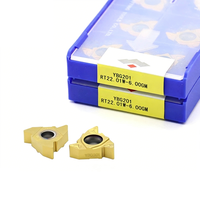 ZCC-CT RT22.01W- 3.50GM 4.00GM 5.00GM 5.50GM 6.00GM YBG201 Plaquettes de tournage externes filetées indexables en carbure de tungstène