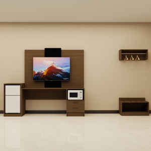 Fournisseur de mobilier hôtelier, vente directe, ensemble de mobilier hôtelier moderne, lits, armoires et bureaux combinés pour l'Amérique du <span class=keywords><strong>Nord</strong></span> et le Canada - Product Image 3