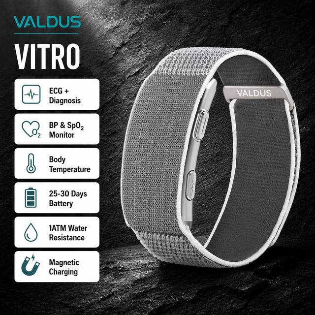 VALDUS OEM/ODM VITRO Health Screenless Custom Logo Fitness Tracker Smart Bracelet Heart Rate Non-Screen 2026 Smartwatch Relojes