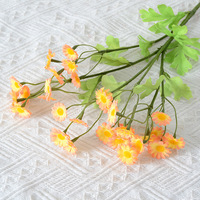 Bunga Artifisial 30 Tangkai Daisy Chamomile Aster Belanda Buket Bunga Sutra Kelas Atas untuk Ruang Tamu, Pernikahan, Fotografi