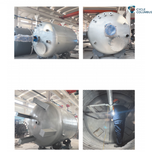 핫 세일 산업용 대용량 수직 고온 저항 압력 용기 저장 탱크 1년 ASME 인증 - Product Image 5