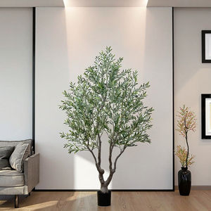 2025 Chất lượng cao 7ft nhân tạo Olive <span class=keywords><strong>Tree</strong></span> nhựa có thể tháo rời cảnh nhà máy cho sinh nhật hoặc phục sinh bán hàng trực tiếp - Product Image 6