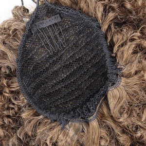 Claquettes à bras magique synthétique bouclées, extension capillaire <span class=keywords><strong>avec</strong></span> <span class=keywords><strong>chignon</strong></span>, pièce afro, vente en gros d'usine - Product Image 4