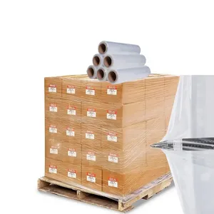 Soft <b>Plastic</b> Stretch Film <b>Shrink</b> Wrap Roll PE and LLDPE Cling Film Moisture Proof Cast Processing Type - Product Image 6