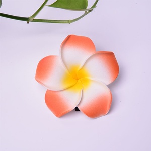Vente en gros de pinces à <span class=keywords><strong>cheveux</strong></span> en tissu réaliste, fausses fleurs d'œuf de 4 cm, accessoires pour <span class=keywords><strong>cheveux</strong></span> - Product Image 4
