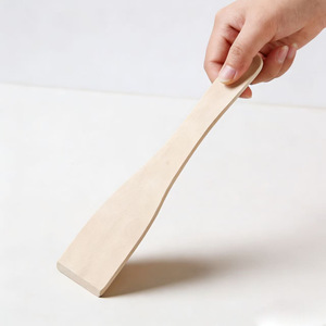 Spatula Pengikis Kayu Kecil Portabel untuk Wajan Telur Gulung dan Panci Mini - Product Image 3