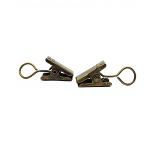 YIWANG usine approvisionnement Bronze crochet Clip accessoires rideau anneaux crochets Clips pour rideau - Product Image 5