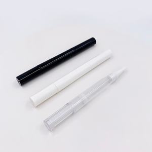 Customized Box Plastic Reusable 3ml Transparent Twist Pens Empty Nail <b>Oil</b> Cosmetic Pen With Brush Tip - Product Image 2