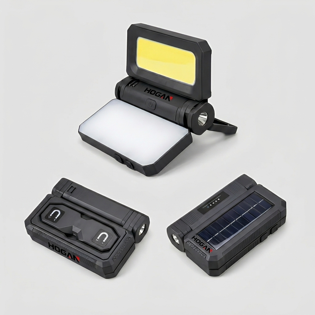2026 Year Newest USB Solar CE Certificate 1200LM COB Multi-Energy Magnetic Portable Work Lamp Led Rechargeable Camping Lantern