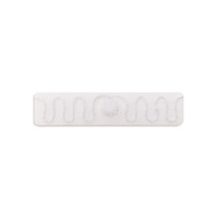 Étiquette RFID UHF en tissu tissé personnalisée, lavable, pour le suivi du linge d'hôtel et des uniformes