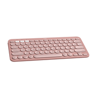 Logitech Pebble Keys 2 K380s Keyboard Nirkabel Bluetooth Multi-Perangkat Tipis Portabel Keyboard Tablet Dengan Tombol Multimedia