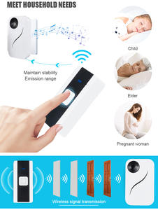 Sonnette sans fil Fabricant DC Vente directe Sonnette AG-9643K - Product Image 4