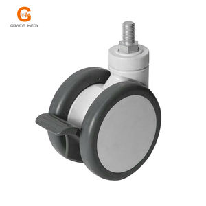 Roue de roulette médicale pour tige solide, pivot médical, <span class=keywords><strong>lit</strong></span> d'hôpital, équipement médical - Product Image 6