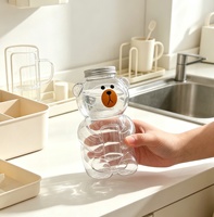 Nouvelle Tasse à Café Ours Mignon Personnalisée avec Paille et Couvercle Bonnet – Idéale pour Cadeau de Fête