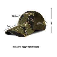 Gorra deportiva Gorra de béisbol Camuflaje Caza Senderismo Escalada Protección solar Calavera Personalizado Transpirable Poliéster al aire libre Unisex Senya