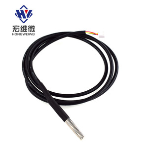 หัวต่อไมโครอัตโนมัติ Hongwei แบบ 2 3 4 5 ขา ตัวผู้ ตัวเมีย กันน้ำ IP68 สีดำ พร้อมสาย - Product Image 1
