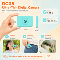 Appareil photo numérique ultra-fin DC05 48MP 1080P avec batterie amovible, stockage intégré, idéal pour enfants et étudiants, personnalisable avec logo, cadeau de Noël