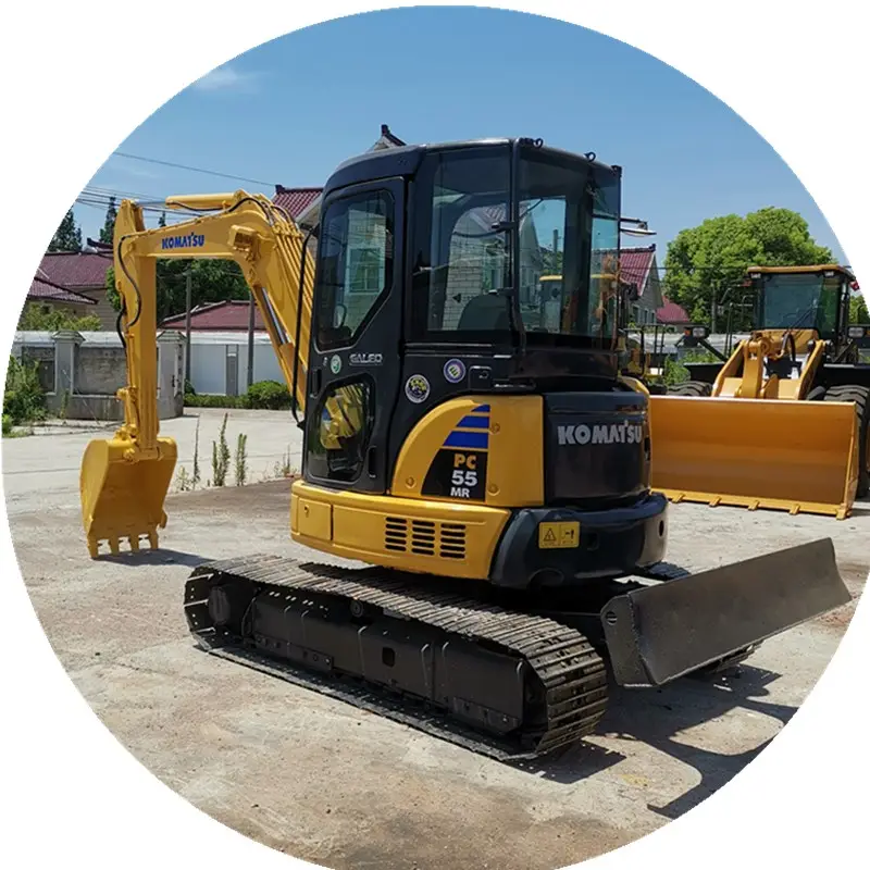 중국에서 좋은 품질의 뜨거운 판매 굴착기 komatsu pc55 건설 기계 중고