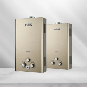 เครื่องทำน้ำร้อนแบบใช้แก๊สหัวปลั๊กอะแดปเตอร์220V/110V เครื่องใช้ในครัวเรือนเครื่องทำน้ำอุ่นในห้องอาบน้ำฝักบัว
