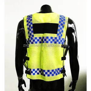 OEM Airline Ground Staff Uniform Vest Reflective Airport Safety Work Vest Traffic Public Welfare Publicity Rescue