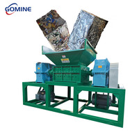 Déchiqueteuse robuste à double arbre pour pneus de camion, vélos, ferraille, papier, bois et canapés