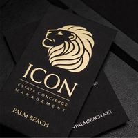 Cartes de visite de luxe personnalisées de haute qualité avec impression de logo en feuille d'or, papier offset et carton, gaufrage UV sélectif, format personnalisé
