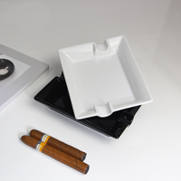 Cendrier à cigares portable en céramique de luxe avec motif de décalcomanie personnalisé, logo, couleur - Marque LEXI, utilisation à domicile/en voiture, cadeau