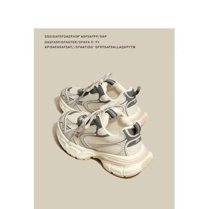 Baskets décontractées légères à semelle épaisse pour femme, nouvelle collection été-automne 2026, avec lacets avant, durables, respirantes, antidérapantes et massantes - Product Image 5