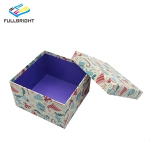 Personalizado de impresión Floral Rosa flor Zapatos Ropa regalo tapa y la Base de la caja de papel con impresión de logotipo - Product Image 4