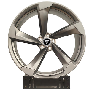 Jantes monobloc personnalisées FHJ à 5 branches pour <span class=keywords><strong>Audi</strong></span> 19 20 21 22 23 pouces 5X112 Jantes forgées pour <span class=keywords><strong>Audi</strong></span> A4 S4 RS5 RS7 B9 B8 - Product Image 1