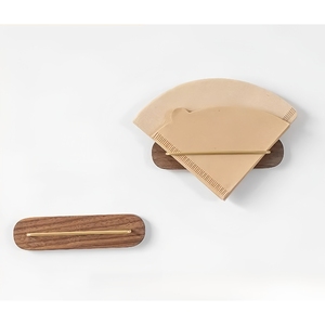 Thân Thiện Với Môi Bằng Gỗ Treo Tường Cà Phê Lọc Giấy Lưu Trữ Giá Phụ Kiện Cho Baristas Và Cà Phê & Trà Những Người Yêu Thích - Product Image 4