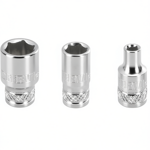 Clé à douille hexagonale Fervi, série normale, 6 points, acier au chrome vanadium - Product Image 2