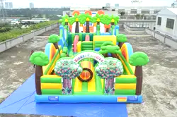 Château gonflable extérieur personnalisé en tissu PVC de 15 ml pour jeux d'enfants. Équipement de château gonflable publicitaire - Product Image 6