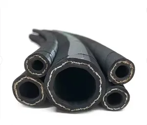 Mangueira de borracha a vapor de alta temperatura com diâmetro interno flexível de 8 polegadas e 50 mm, 4 2