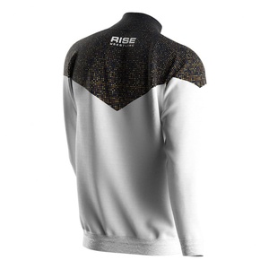 Veste zippée noire de sport d'hiver pour hommes, nouvelle conception, sublimation de haute qualité, lutte - Product Image 2