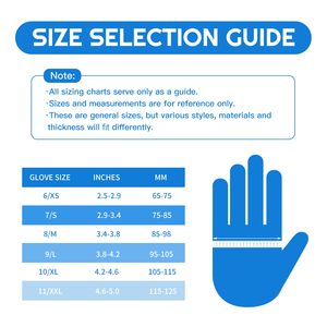 XINGYU-Guantes de nitrilo desechables para cocina, guantes azules de nitrilo para trabajo dental, guantes desechables de seguridad, sin polvo de nitrilo - Product Image 2