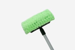 Brosse de lavage de voiture verte de 12 "avec poils doux moyens pour le <span class=keywords><strong>nettoyage</strong></span> de lavage <span class=keywords><strong>extérieur</strong></span> de <span class=keywords><strong>maison</strong></span> de camping-car de bateau de camion d'automobile - Product Image 3