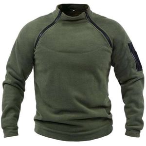 Sweat-shirts imprimés à manches longues pour hommes, col montant, respirants, coupe ample, pour activités de plein air, personnalisables OEM - Product Image 2