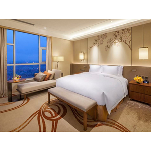 Meubles de chambre d'hôtes Luxe écologique 4 étoiles standard Appartement Fournitures Commodités Ensemble de meubles de chambre à coucher d'hôtel - Product Image 5