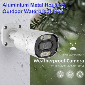 Cámara de Seguridad IP POE 4K de 8MP con Carcasa Metálica, ON&VIF, Sensor Sony, para Exteriores, con Audio Bidireccional - Product Image 3