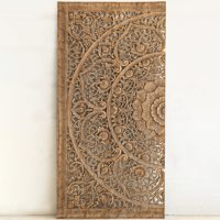 Tête de lit rectangulaire King Size murale en panneaux de particules sculptés à la main, mobilier moderne FANYIGE Z0866