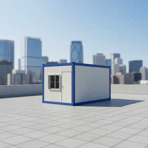 บ้านคอนเทนเนอร์แบบพับได้ ถอดประกอบได้ ผลิตจากแผงแซนด์วิช ทนทานต่อแผ่นดินไหว เป็นมิตรกับสิ่งแวดล้อม ทันสมัย - Product Image 1