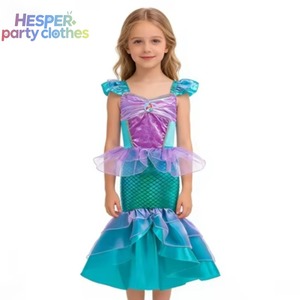 Robe de princesse en polyester multicolore HESPER, costume de fête d'Halloween pour filles, jeu de rôle de célébrité - Product Image 1
