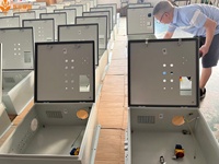 Caja de Control de Luz LED para Aves de Corral, Caja Eléctrica con Pantalla Digital, Atenuación de 0-10V para Granjas Avícolas, Sin Parpadeo, Certificación CE, Logotipo Personalizado