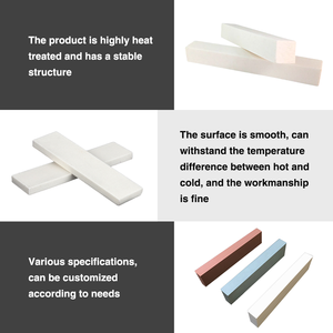 عصي خلع الملابس والتنظيف من أكسيد الألومنيوم الأبيض ، حجر شحذ خلع الملابس من أكسيد الألومنيوم - Product Image 3