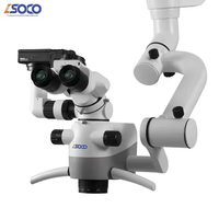 Microscope dentaire avec caméra rotative SOCO SCM850 complet pour endodontie chirurgicale