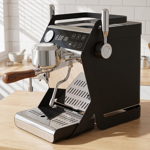 Semi-<b>Automatic</b> Espresso <b>Coffee</b> Maker 1500W Stainless Steel Electric Brew System Household Use 15 Bars Pressure - Product Image 1