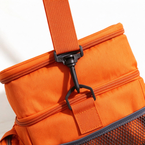 Boîte à lunch isotherme personnalisée en usine, pliable, grande capacité, sacs à lunch de voyage et de camping, étanches, double compartiment réfrigérant - Product Image 4