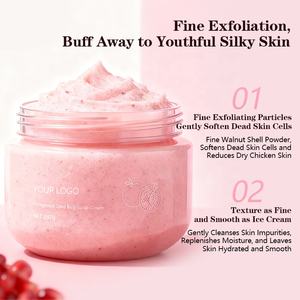 Exfoliante Corporal de Azúcar Batido de Fórmula Personalizada OEM de Marca Privada, Exfoliante Corporal de Textura Fina con Vitamina C, Blanqueador, Exfoliación Suave para Todos - Product Image 3